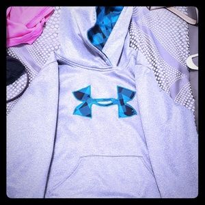 UA hoodie for youth Size M.